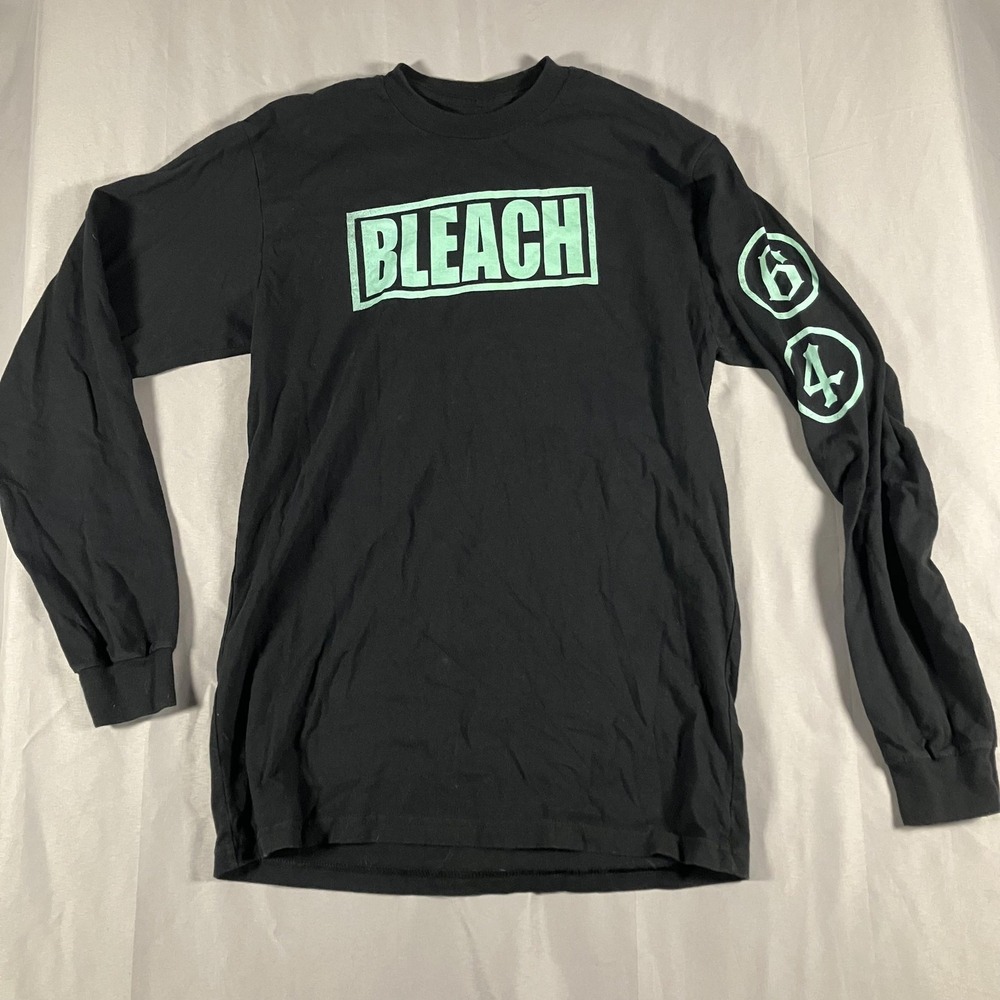 Atsuko Bleach Espada Shirt Mens‎ Medium Black Ulquiorra Grimmjow Long Sleeve
